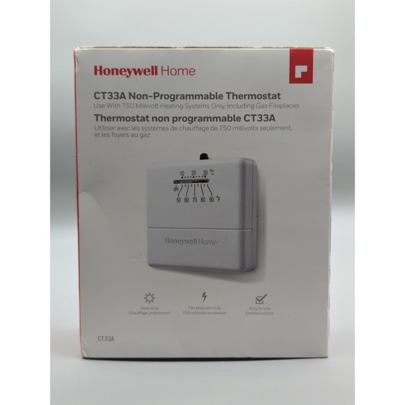 Honeywell Home non-programmable thermostat - Picture 1 of 2